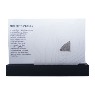 Escultura fina acrílica Muonionalusta Meteorito Decoración para el hogar Decoraciones de la mesa