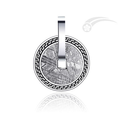 25mm Donut Meteorite joyería de acero inoxidable colgante de moda