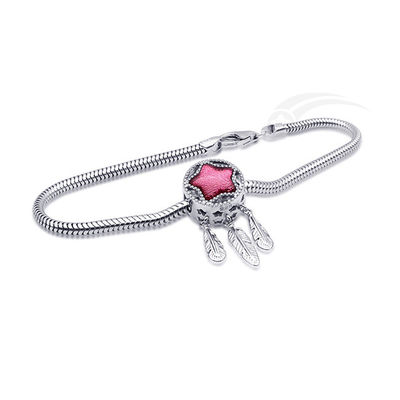 Encantador atrapador de sueños Brazalete Muonionalusta Meteorito Joyería Única